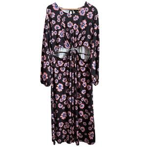 River Island Plus 90s Poolside Floral Maxi Dress | Size 22 | NWT